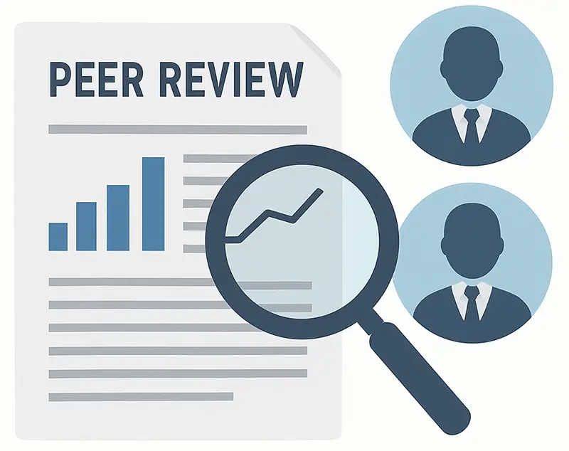 Peer Review Magnifying Glass