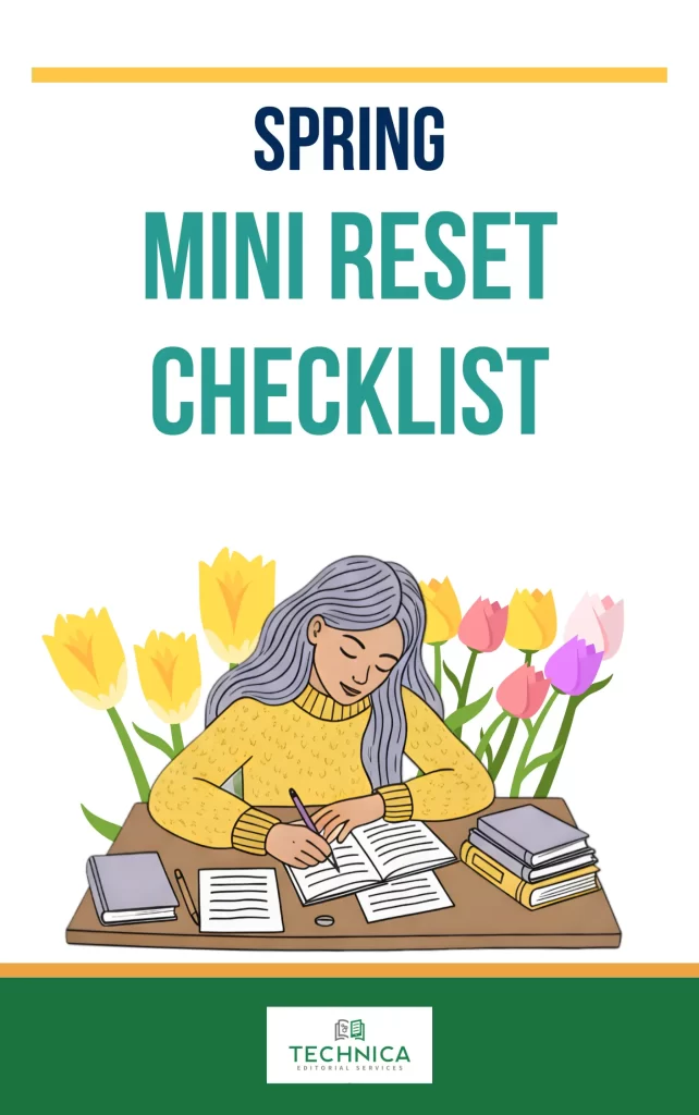 Spring Mini Reset Checklist F