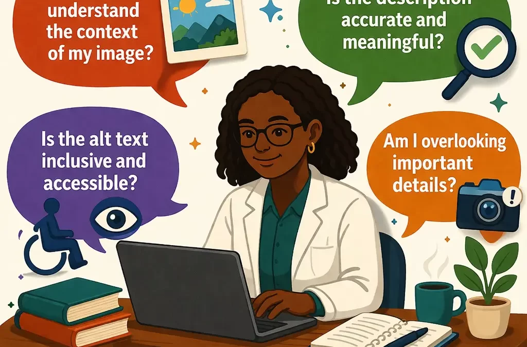 Questions Authors Should Ask Themselves Before Using AI for Alt Text